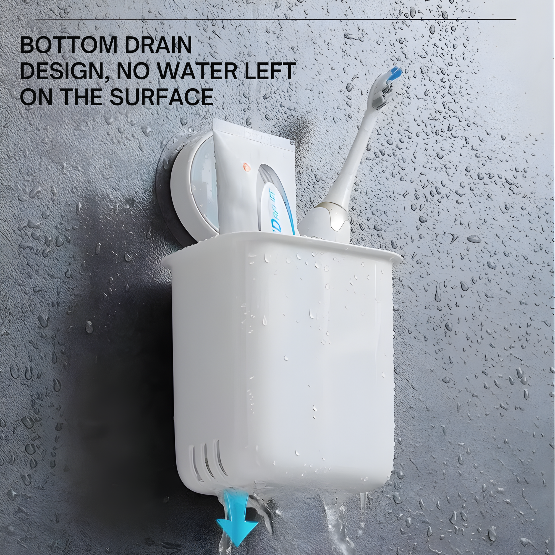 Best1 wall mounted toothbrush holder with built-in toothpaste dispenser in a modern bathroom setting.
