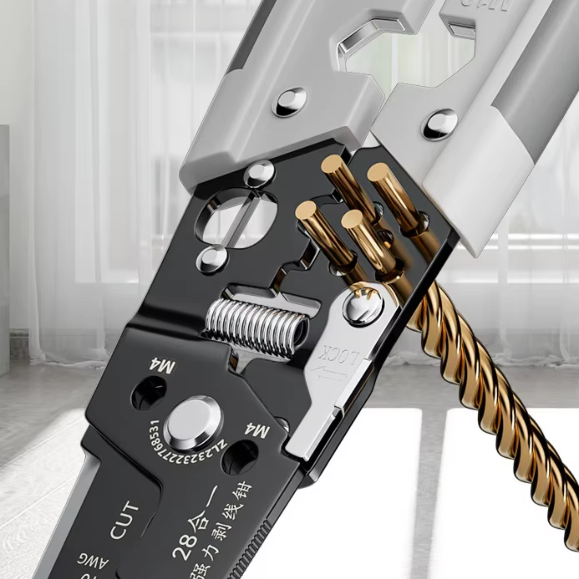 Best1 28 in 1 multifunction wire stripping pliers with heavy-duty design for electrician repair tasks.