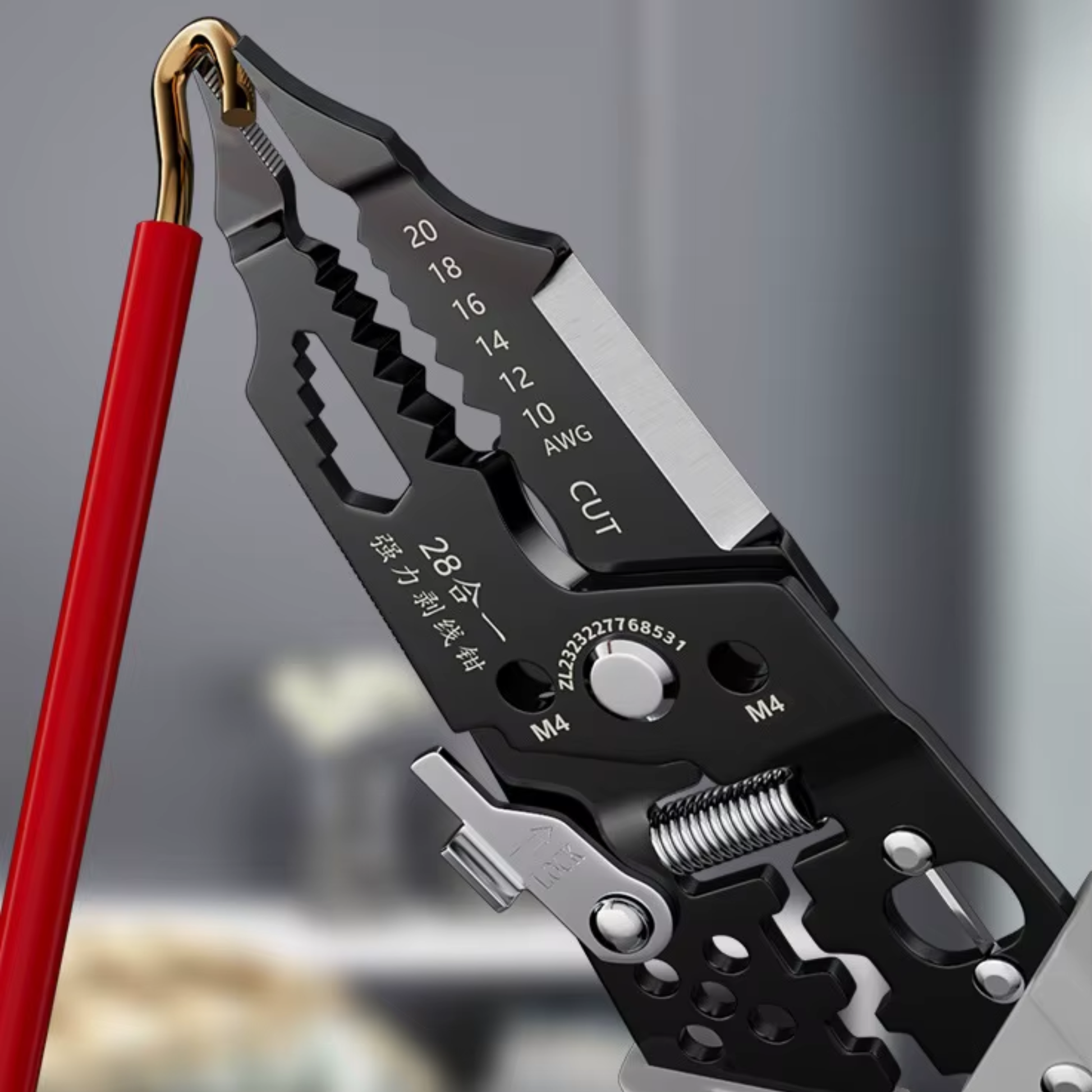 Best1 28 in 1 multifunction wire stripping pliers with heavy-duty design for electrician repair tasks.