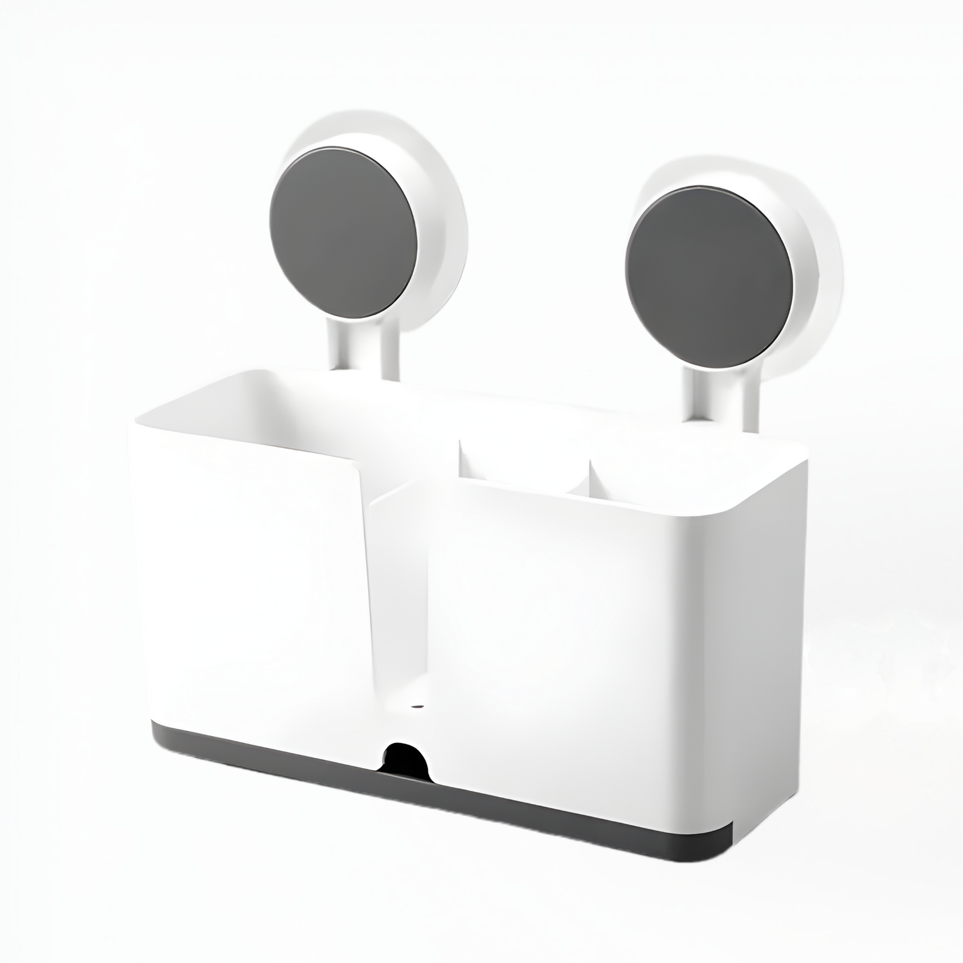 Best1 wall mounted double toothbrush holder in sleek design, providing space-saving storage for toothbrushes in the bathroom.