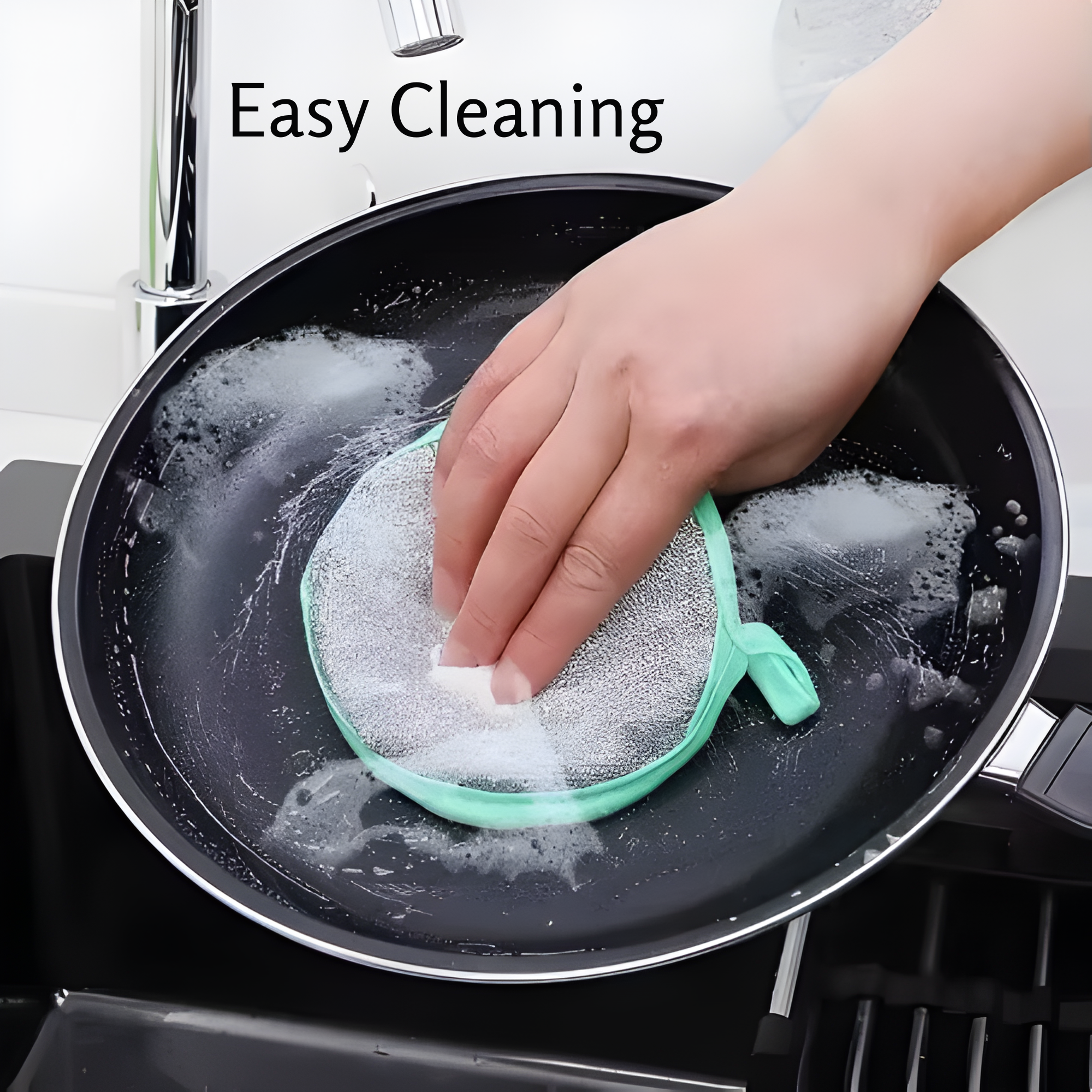 Best1 Reusable Sponge Cleaner | Eco-Friendly Scrubbing Pad for Bottles, Cups &amp; Kitchen Cleaning