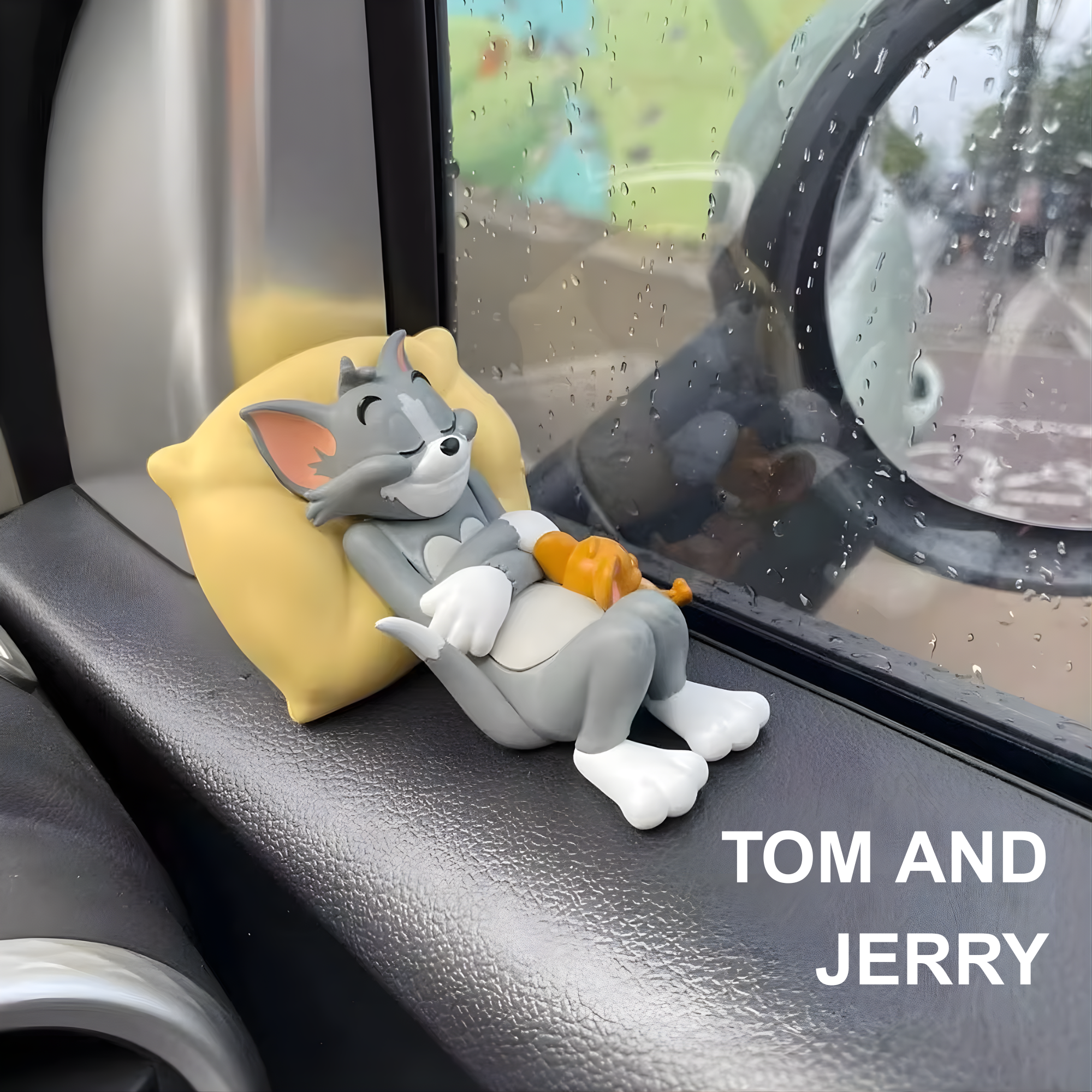 Best1 Cute Cartoon Cat & Mouse Car Dashboard Decor