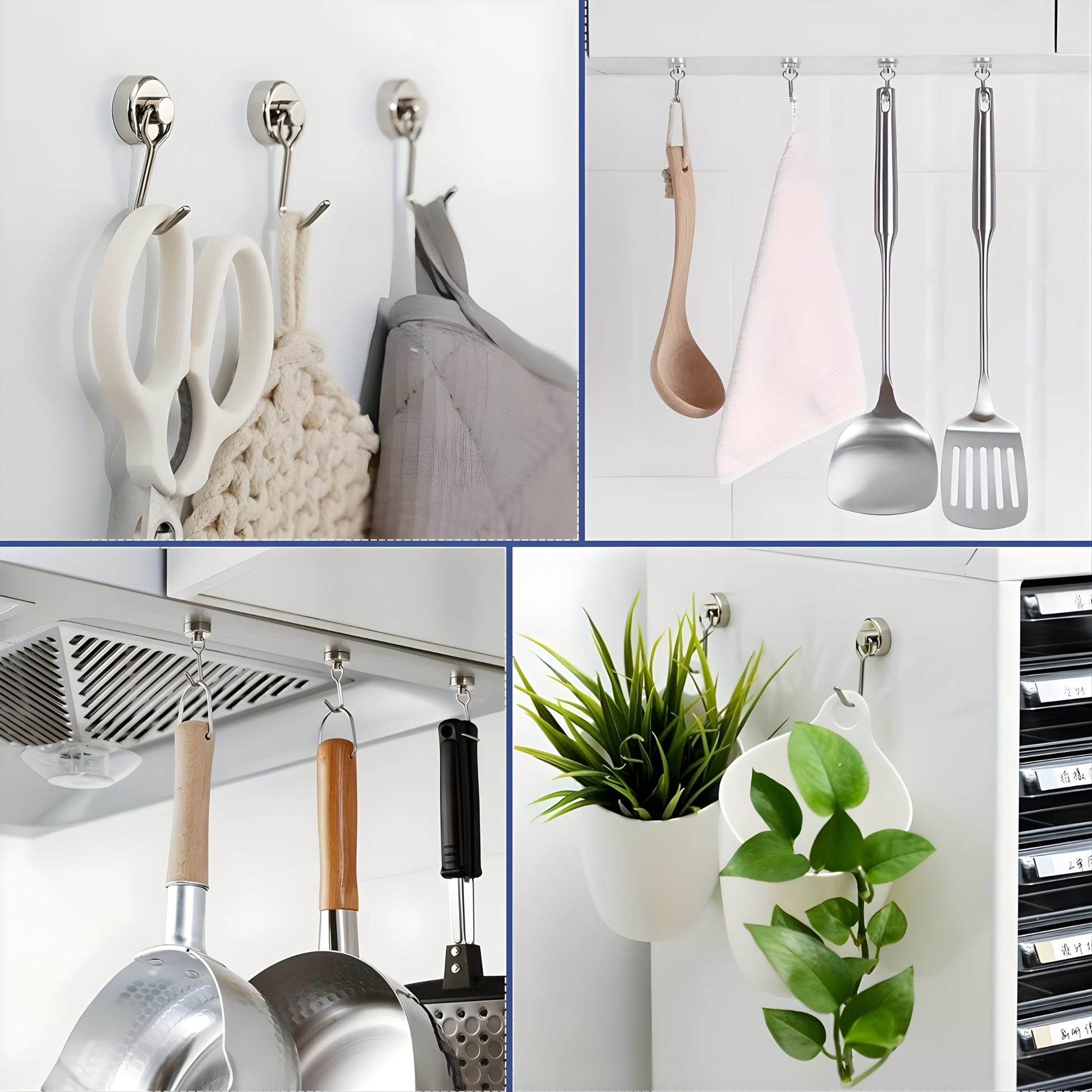 Best1 heavy duty magnetic hook set featuring strong neodymium magnets for versatile home and kitchen use.