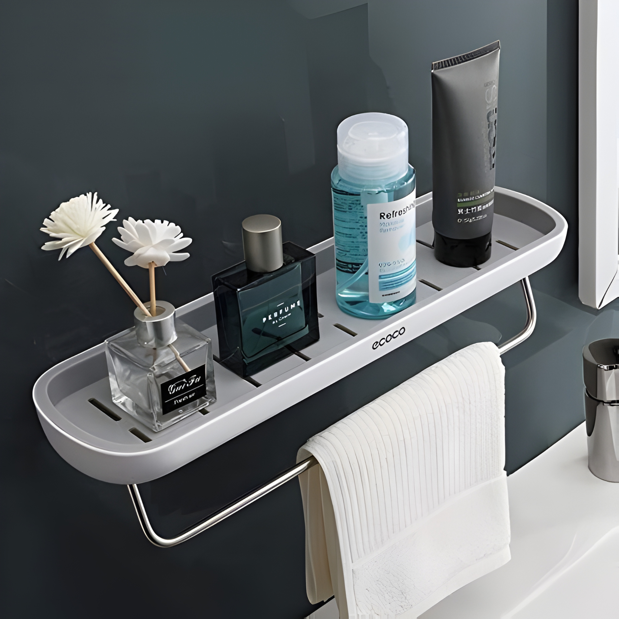 Best1 Wall Mounted Bathroom Shelf Rack