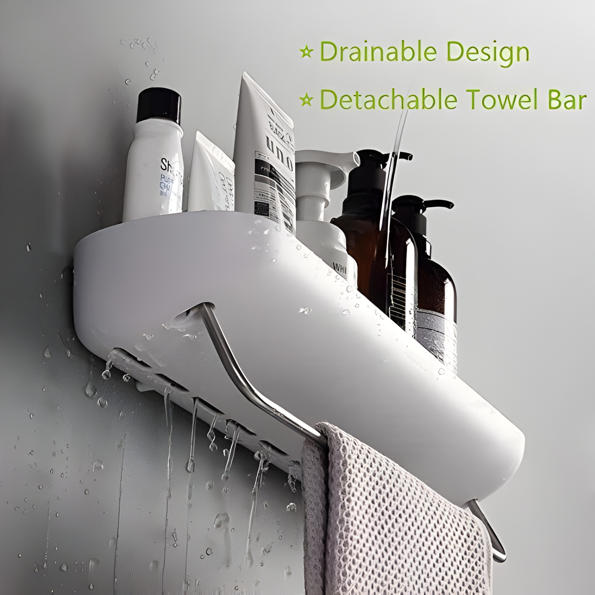 Best1 Wall Mounted Bathroom Shelf Rack