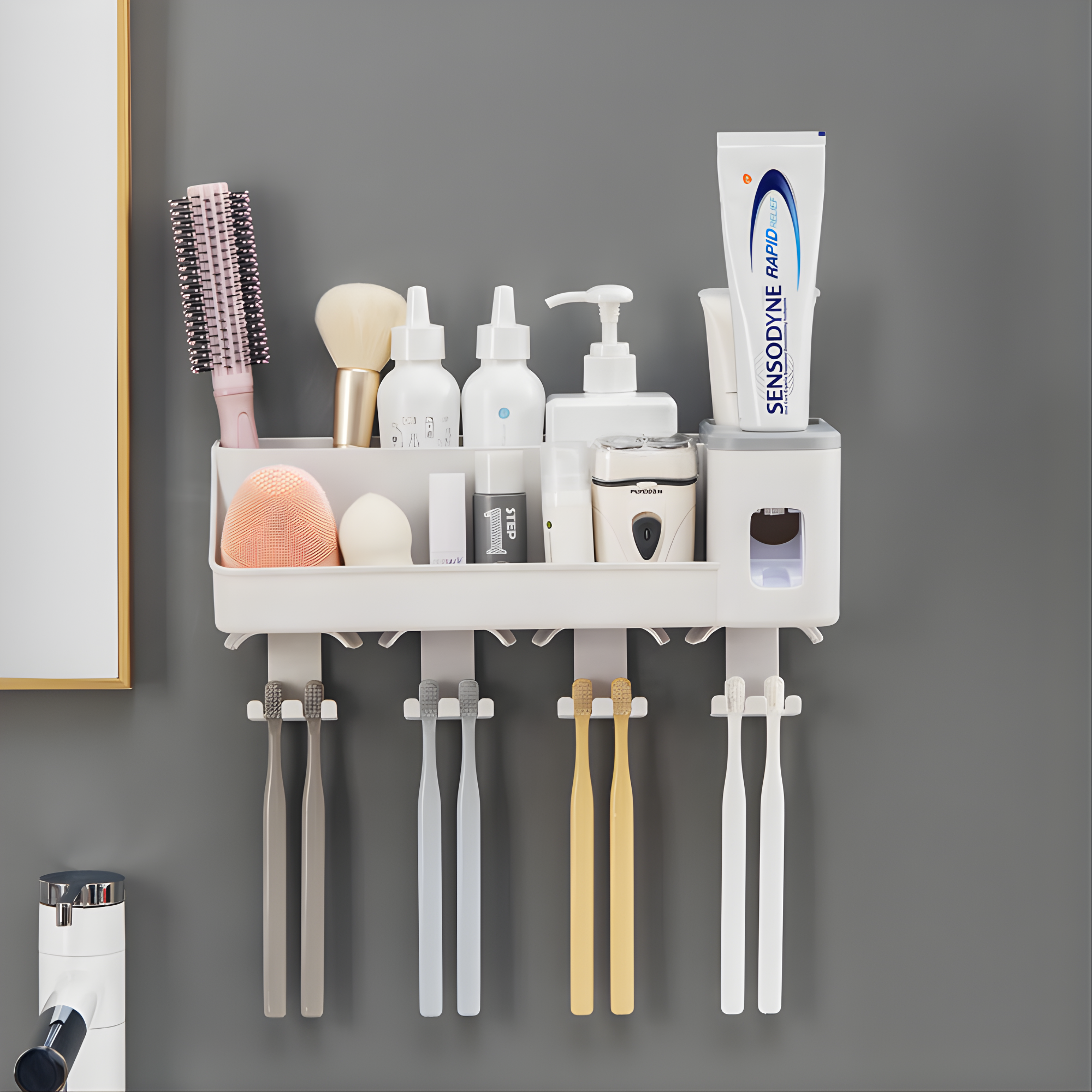 Wall Mounted Toothbrush Dispenser
