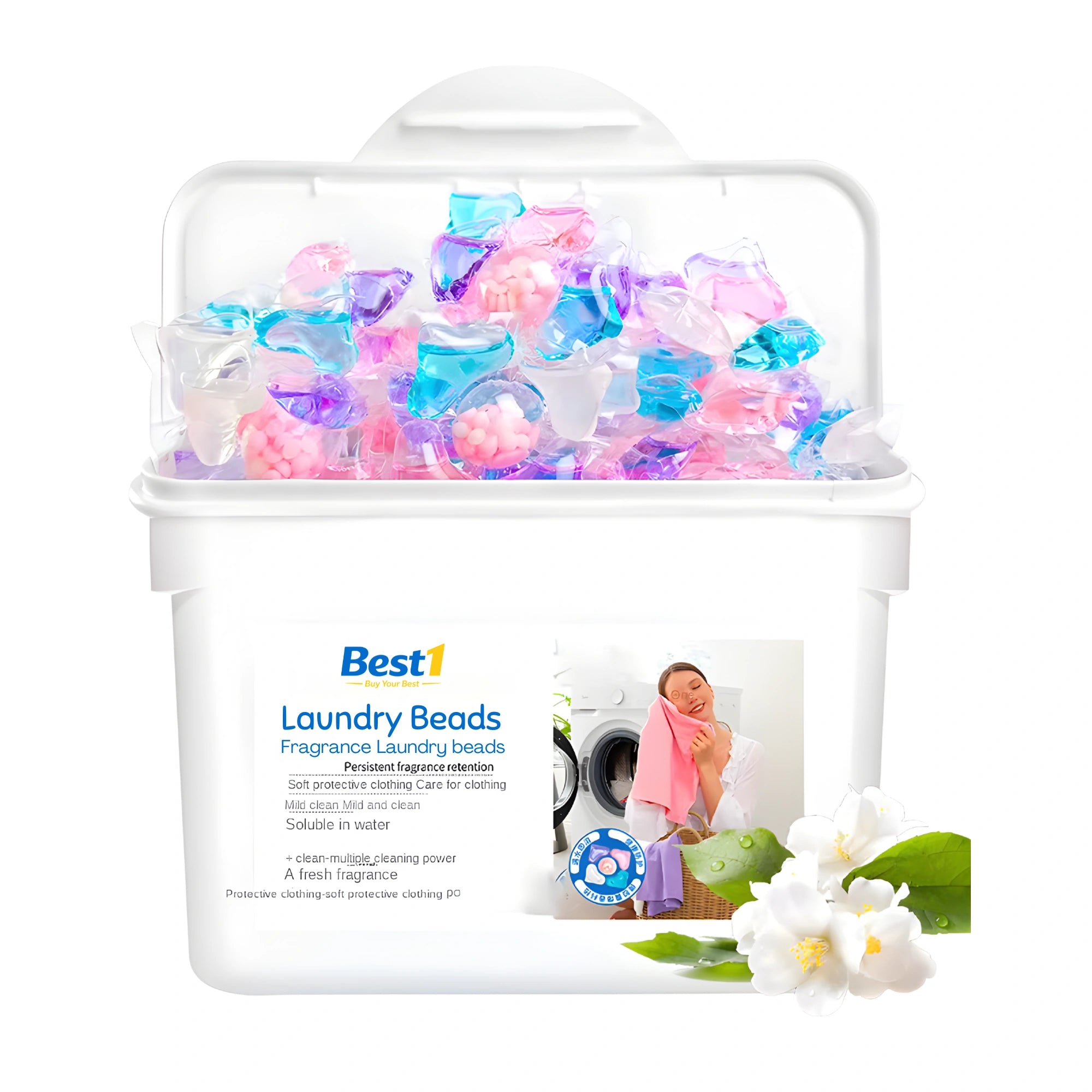 Best1 ( 4 in 1 Gardenia Laundry Gel Pods 30pcs )
