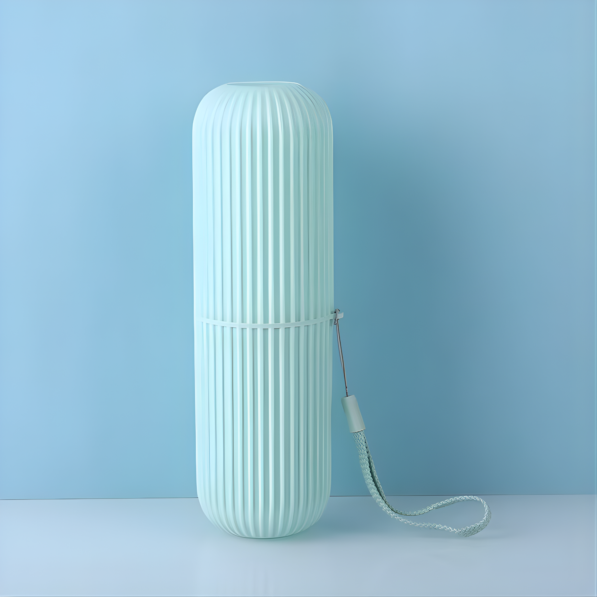 Best1 portable travel toothbrush holder case with round design for toothbrush and toothpaste storage, shown in image.
