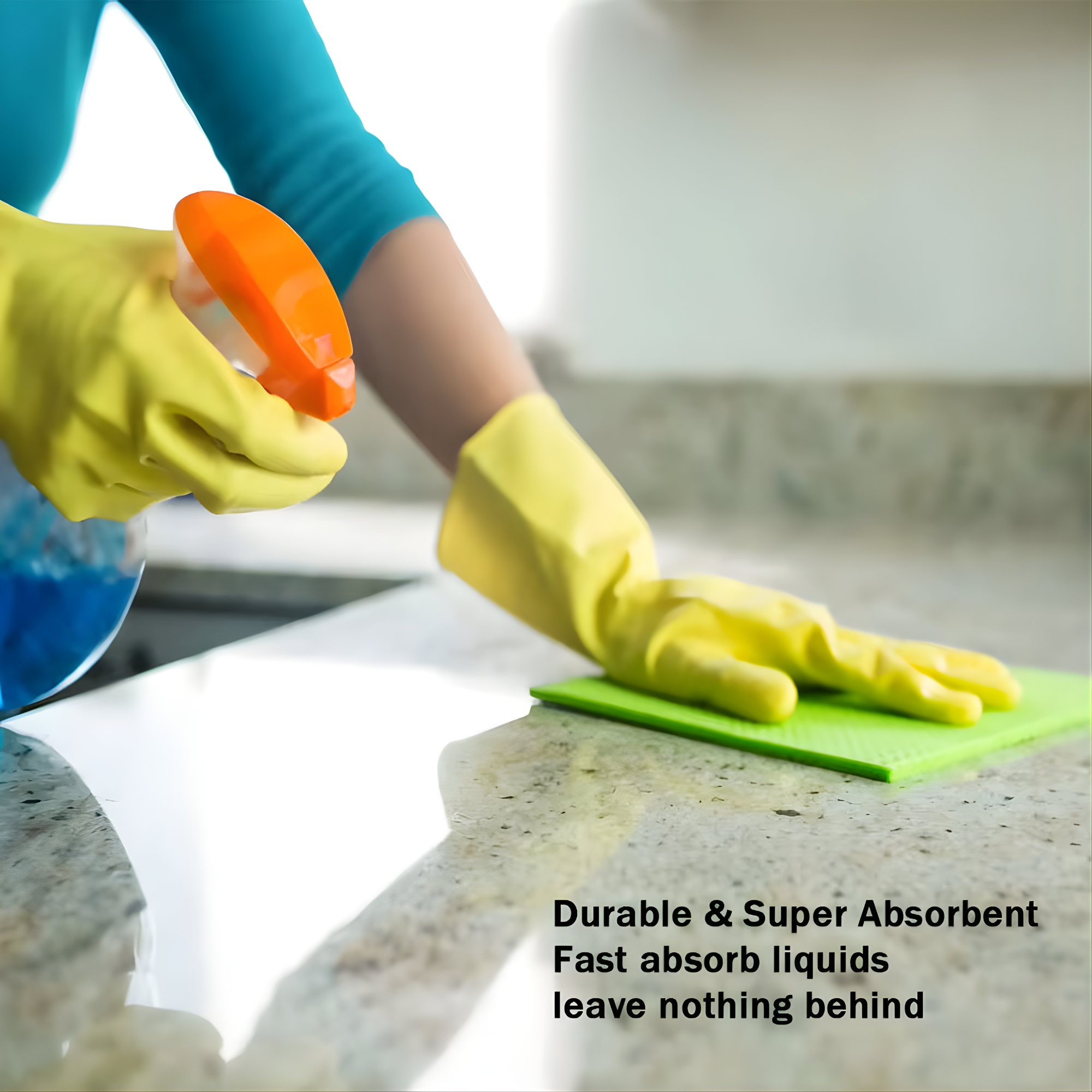 Best1 Eco Friendly Cellulose Sponge Cloth | Swedish Dishcloth for Kitchen Cleaning {Pack Of 3}