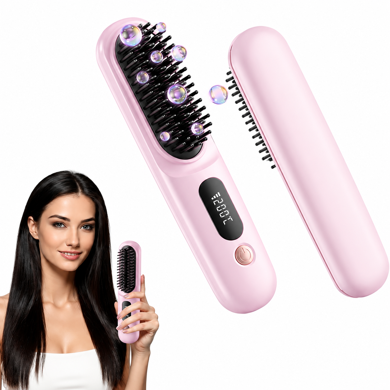 Best1 Cordless Hair Straightener Brush