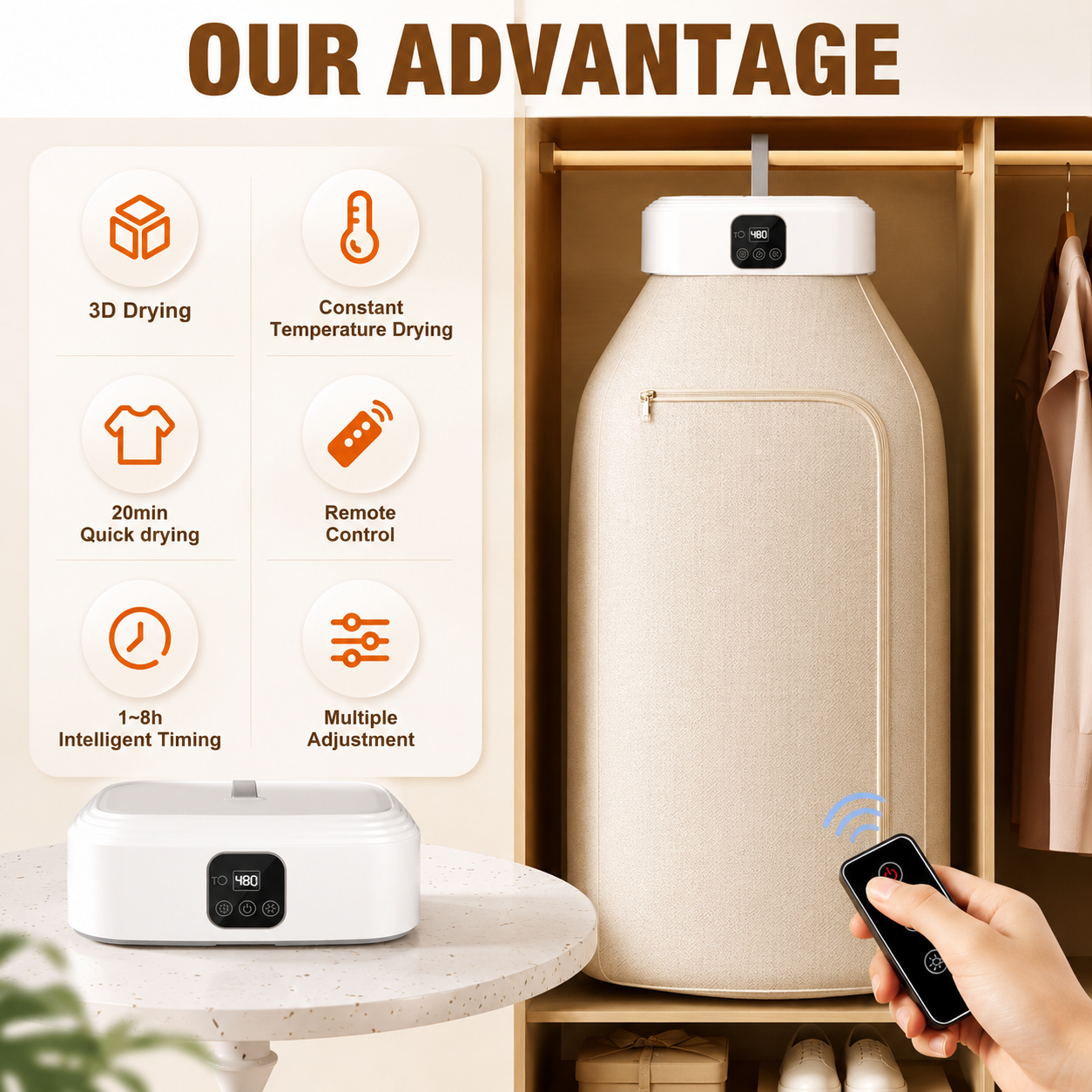 Best1 Portable Electric Clothes Dryer