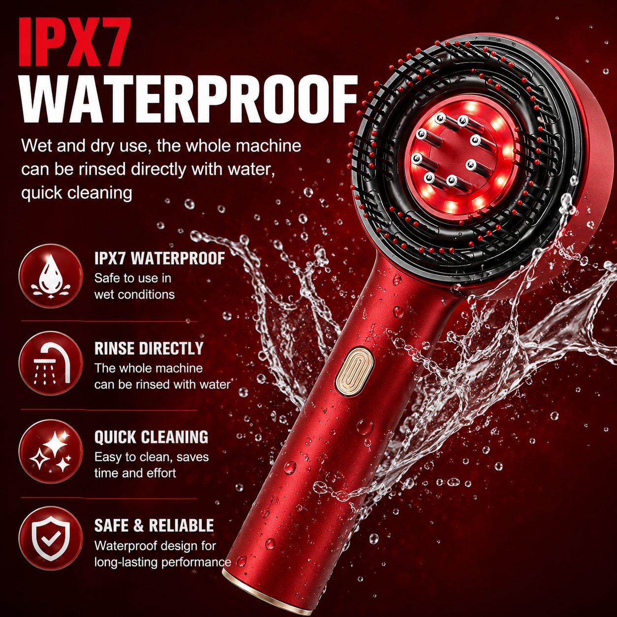 Best1 Electric Scalp Massager Hair Growth Brush