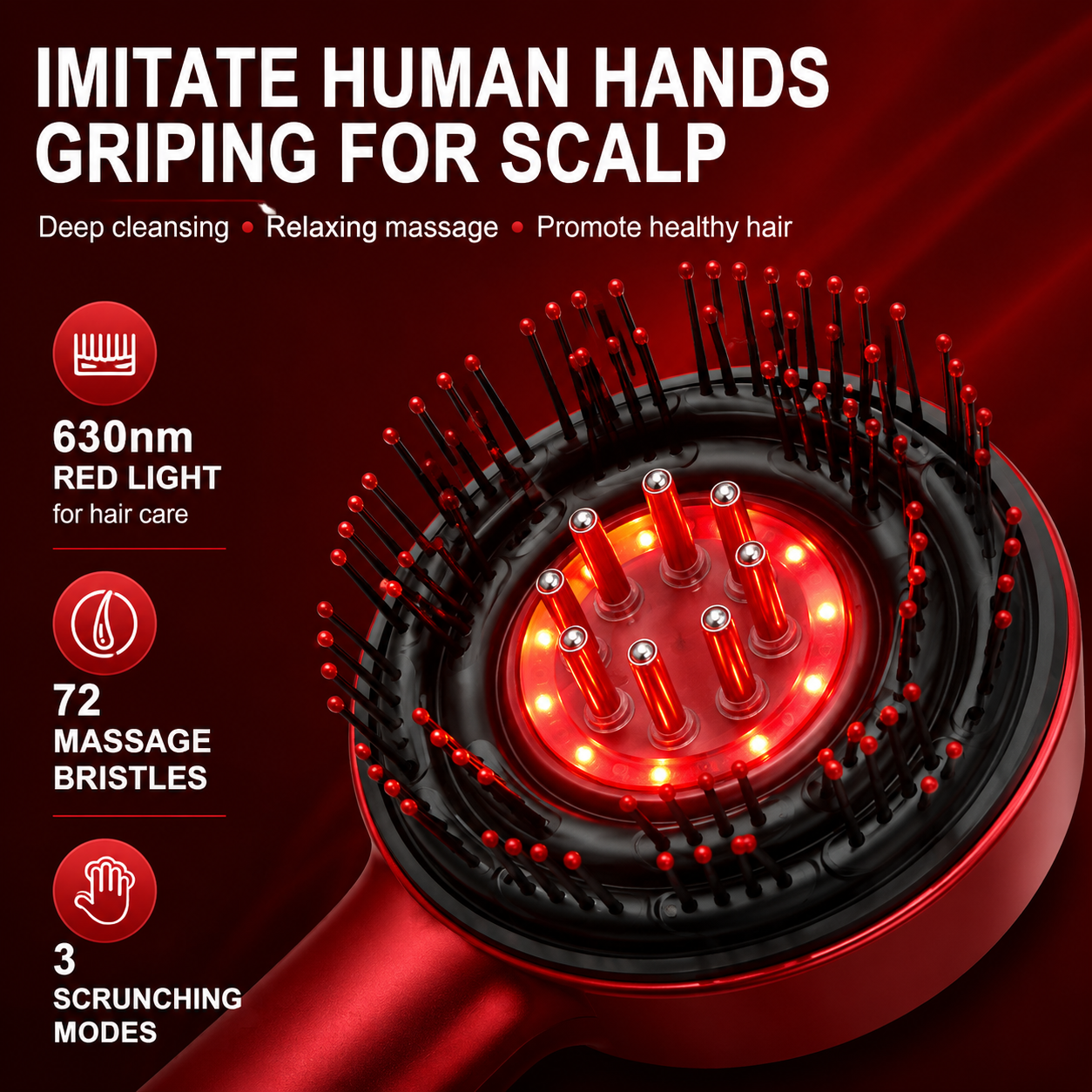 Best1 Electric Scalp Massager Hair Growth Brush