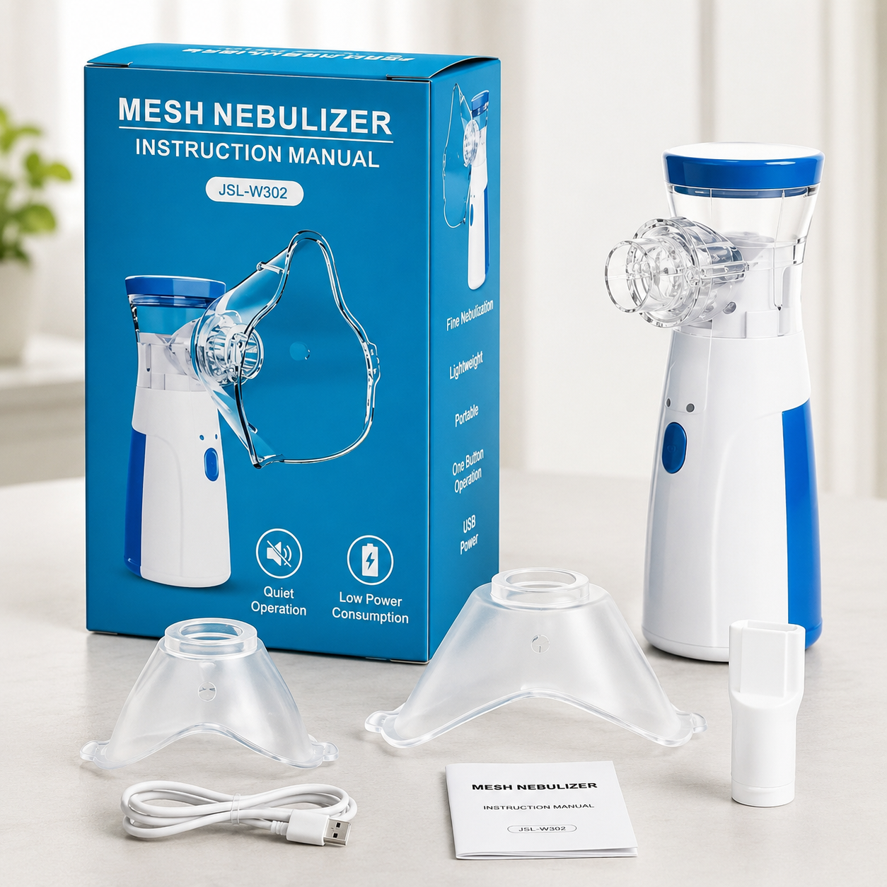Best1 Portable Ultrasonic Mesh Nebulizer