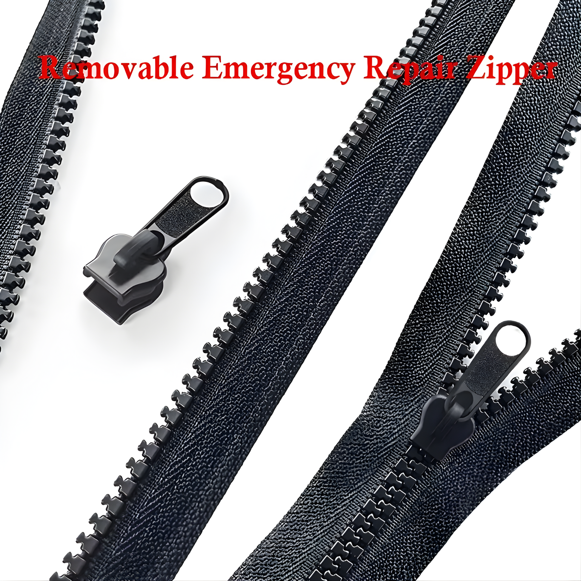 Best1 universal zipper slider repair tool with thick plastic auto-lock zip handle for quick zipper fixes.