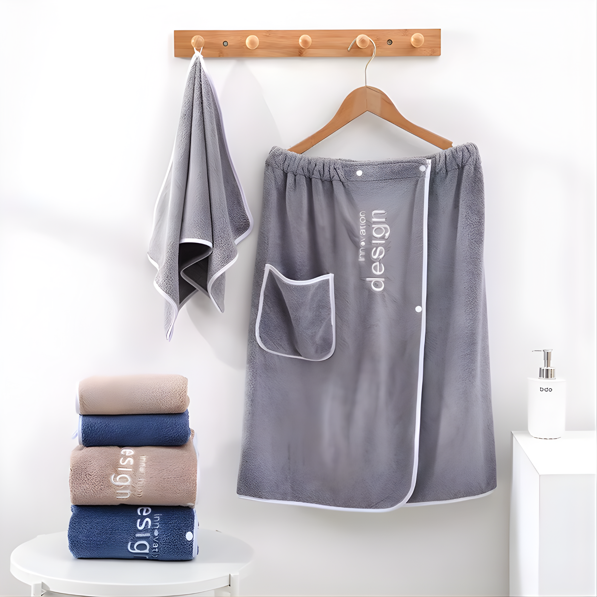 Best1 Microfiber Quick Dry Shower Wrap Towel