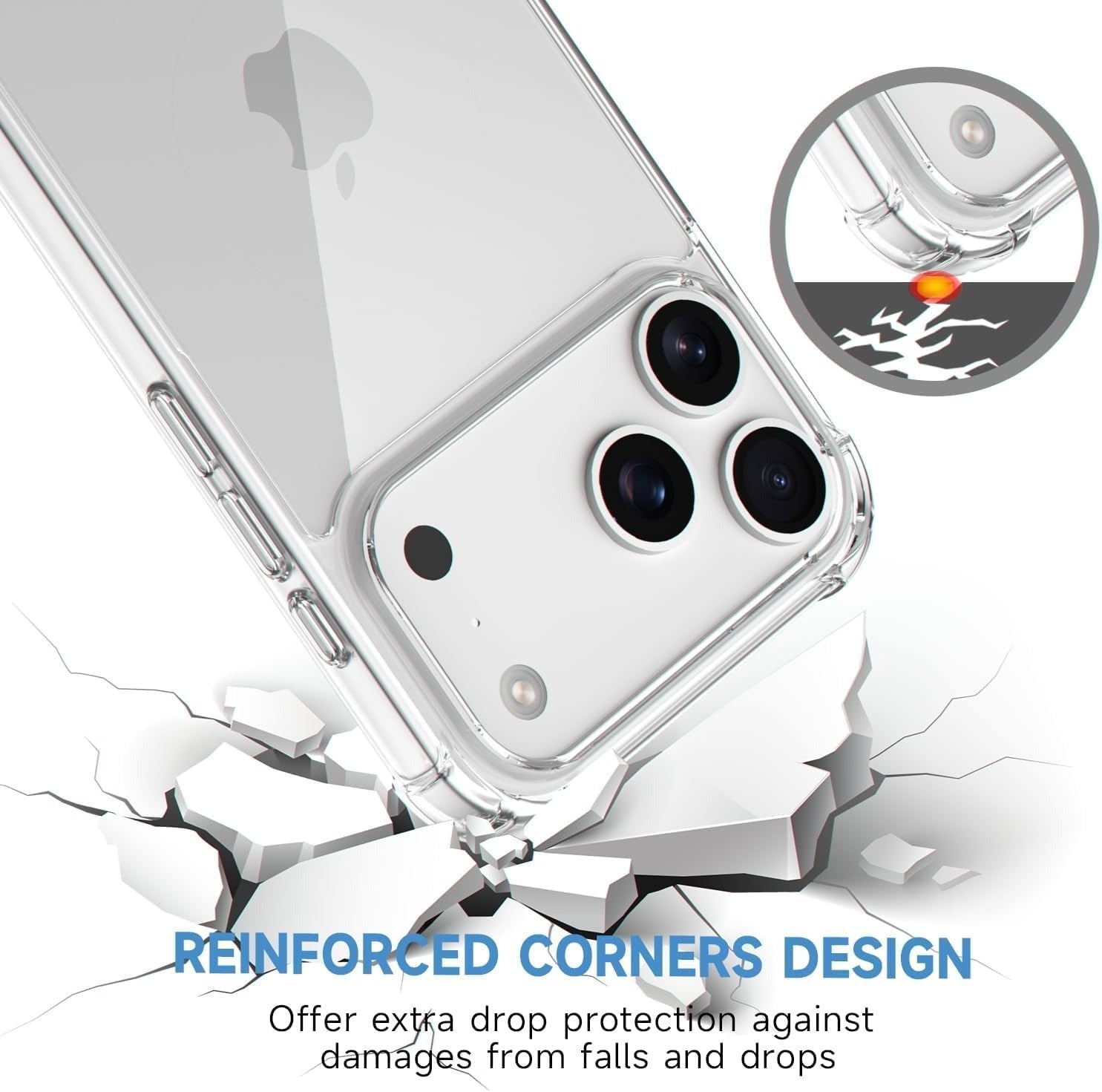 Crystal Clear case for Iphone 17 Pro MAX
