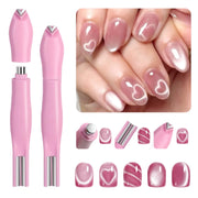 Best1 Heart Shape Cat Eye Nail Magnet