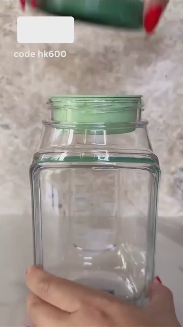 Load video: Best1 Portable Layered Salad Jar Container